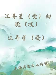 江寻星（受）向晚（攻）